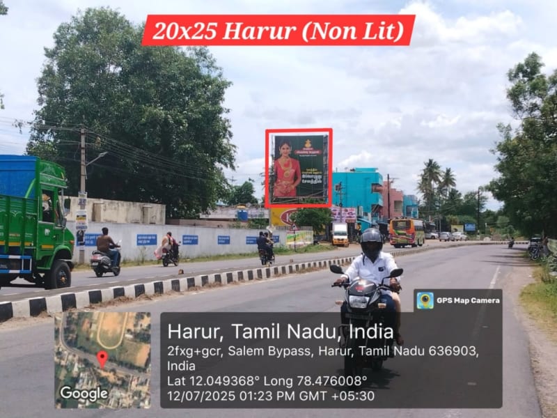 Hoarding - Harur to Salem
