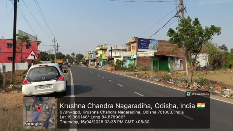 Wallwrap Hoarding - Ganjam - Ganjam Krushna Chandra Nagaradiha