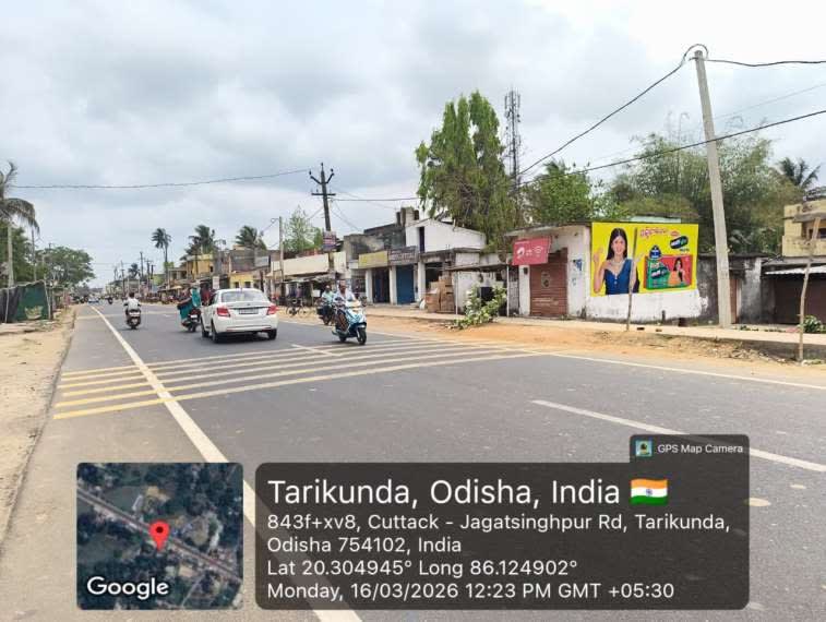 Wallwrap Hoarding - Jagatsinghpur - Jagatsinghpur Tarikunda