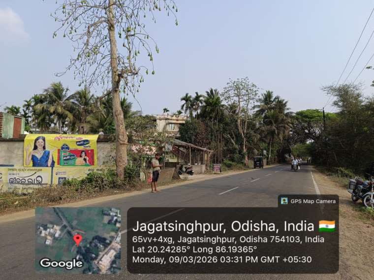 Wallwrap Hoarding - Jagatsinghpur - Jagatsinghpur Bazar Road