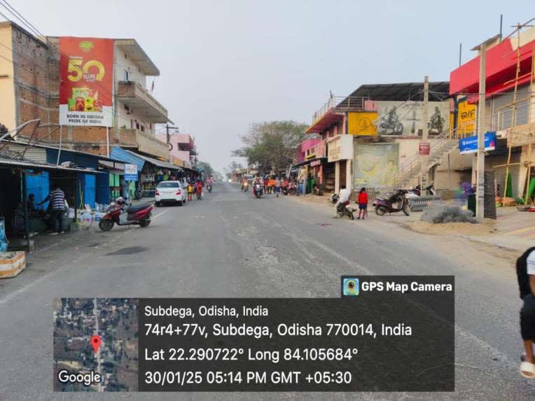 Wallwrap Hoarding - Sundargarh - Sundargarh Sabdega Market