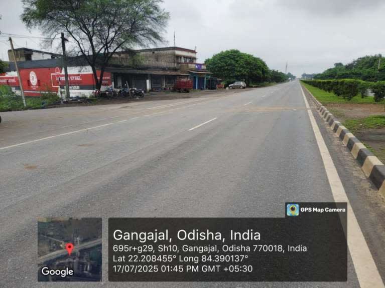 Wallwrap Hoarding - Sundargarh - Sundargarh Rourkela NH Road Gangajal