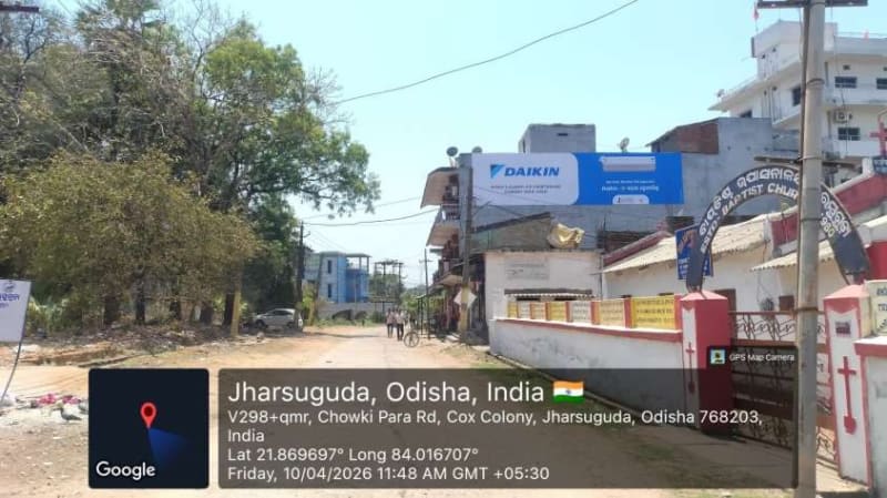 Wallwrap Hoarding - Jharsuguda - Jharsuguda St Morya Public School
