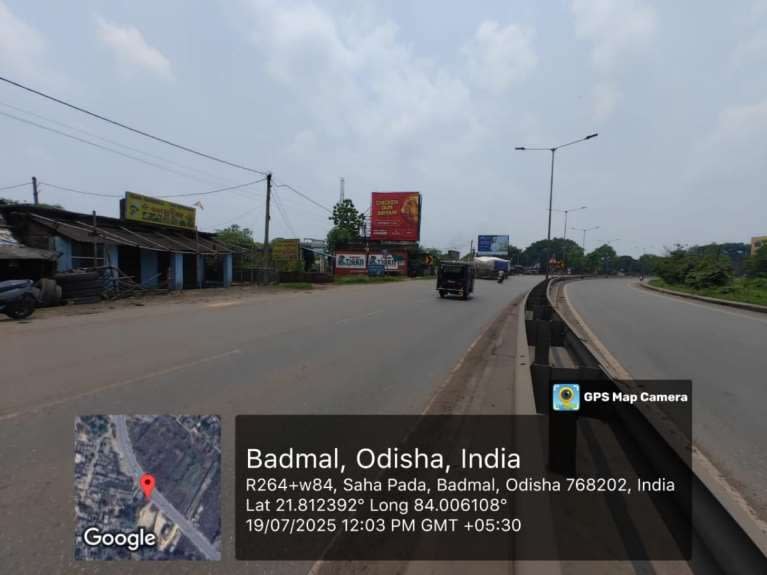 Wallwrap Hoarding - Jharsuguda - Sambalpur Jharsuguda NH Road Badmal