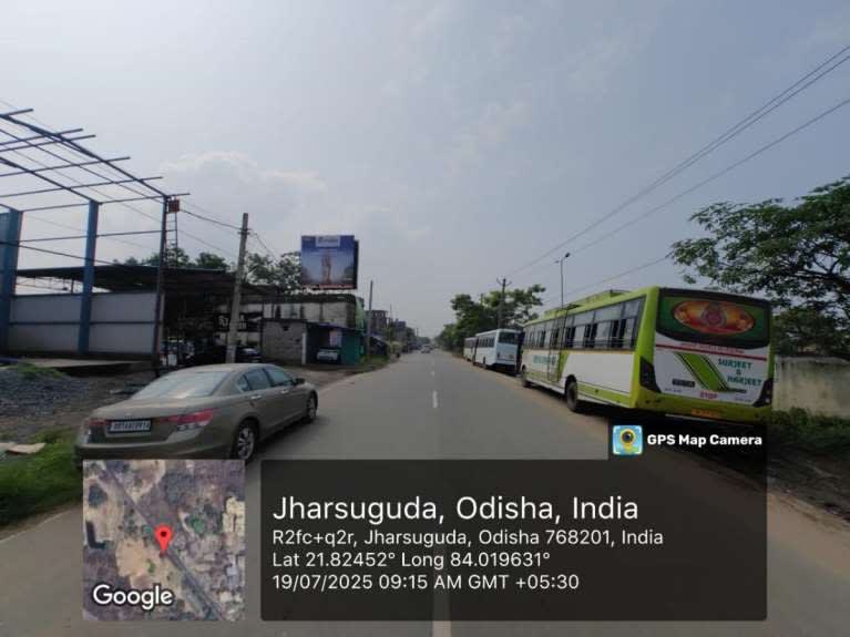 Wallwrap Hoarding - Jharsuguda - Jharsuguda Vedanta Road