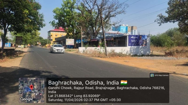 Wallwrap Hoarding - Jharsuguda - Jharsuguda Baghrachaka