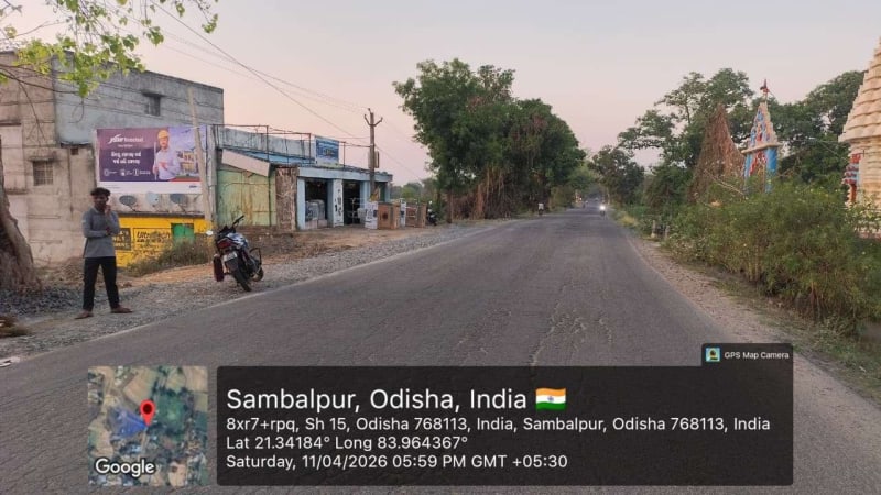 Wallwrap Hoarding - Sambalpur - Sambalpur SH15 DN
