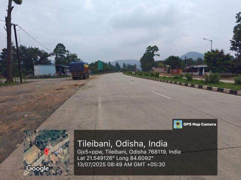 Wallwrap Hoarding - Deogarh - Deogarh Tileibani NH Road Facing Jamankira