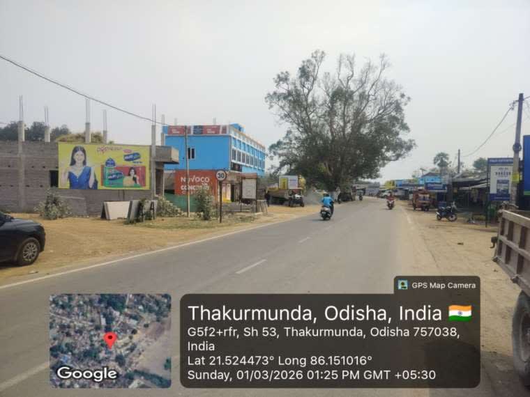 Wallwrap Hoarding - Mayurbhanj - Mayurbhanj Thakurmunda SH53