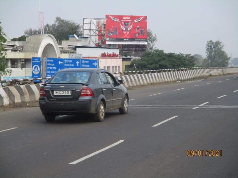Hoarding - Lekha Nagar flyover fcg.Taj Hotel Pathardi Signal towards Mu