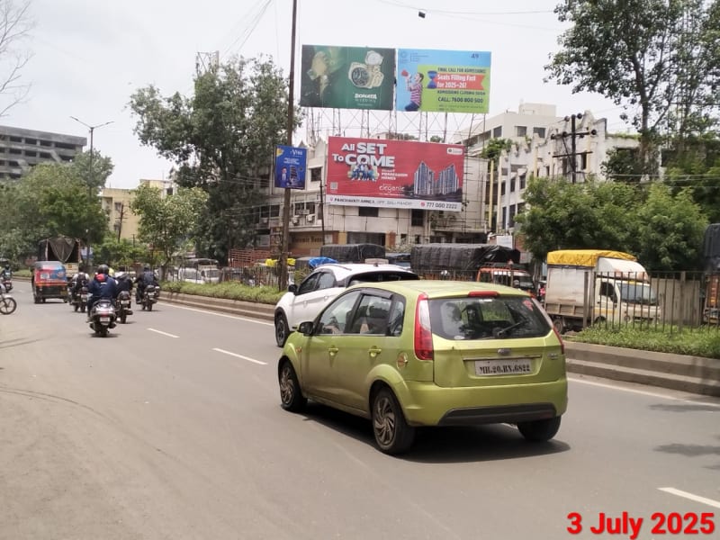 Hoarding - Poornima Dominos Pizza fcg.Dwarka towards Nashik Road (Right