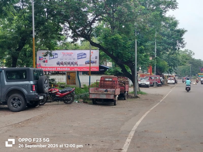 Hoarding - Ispat market near ambagab