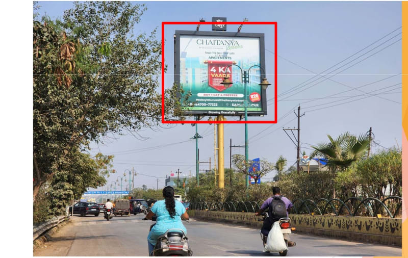 Unipole - VIDHANSABHA ROAD, NR HP PETROL PUMP FACING MOWA