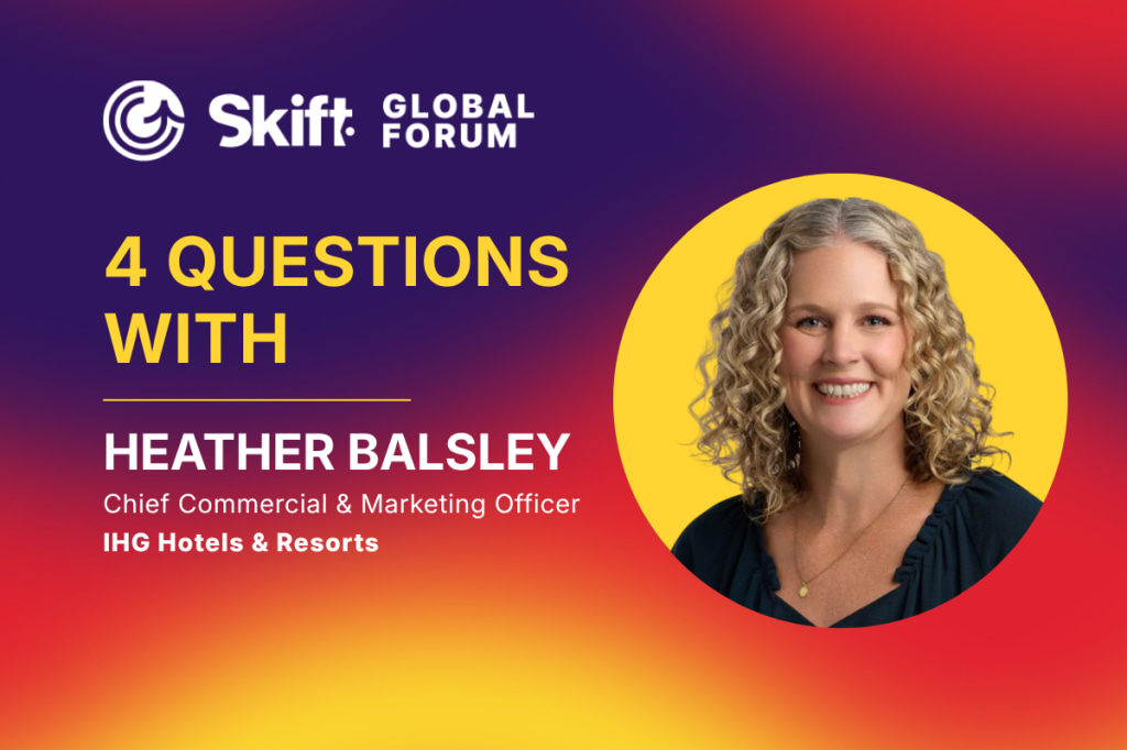 Heather Balsley d'IHG aborde l'importance du contenu pour l'IA au Skift Global Forum