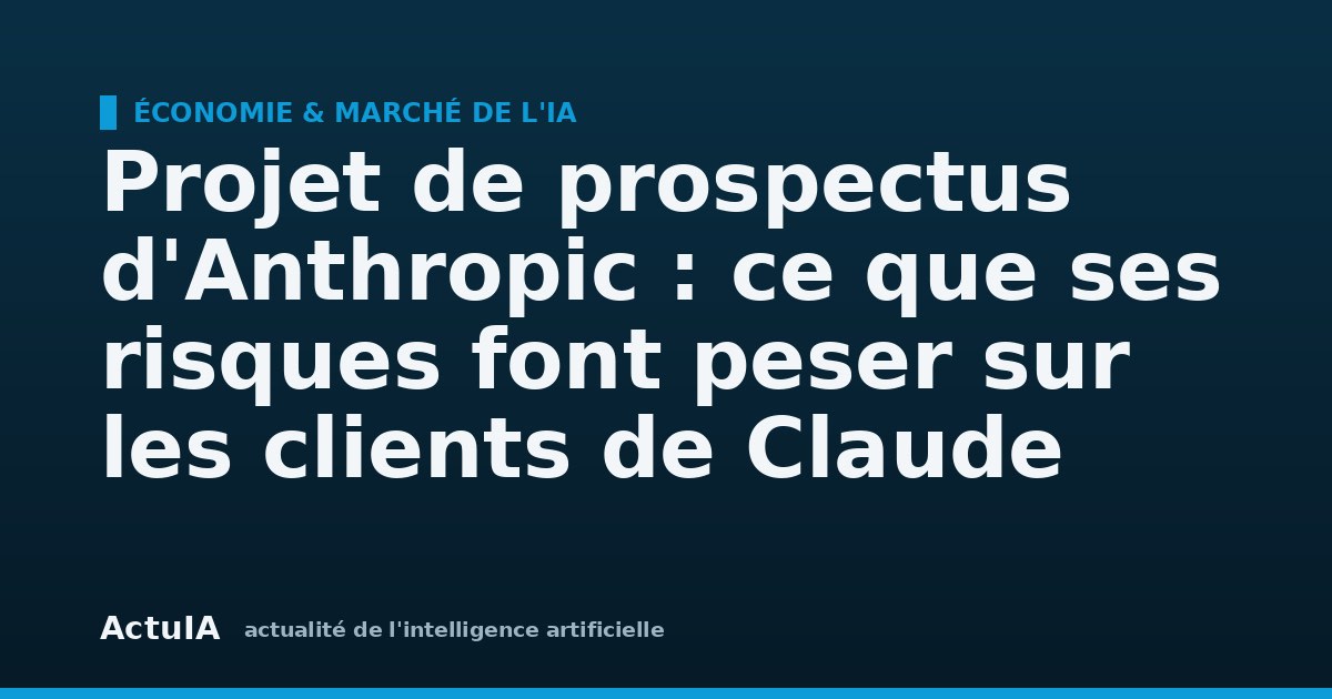 Anthropic fait face à des risques liés à l'accès à Claude pour ses clients