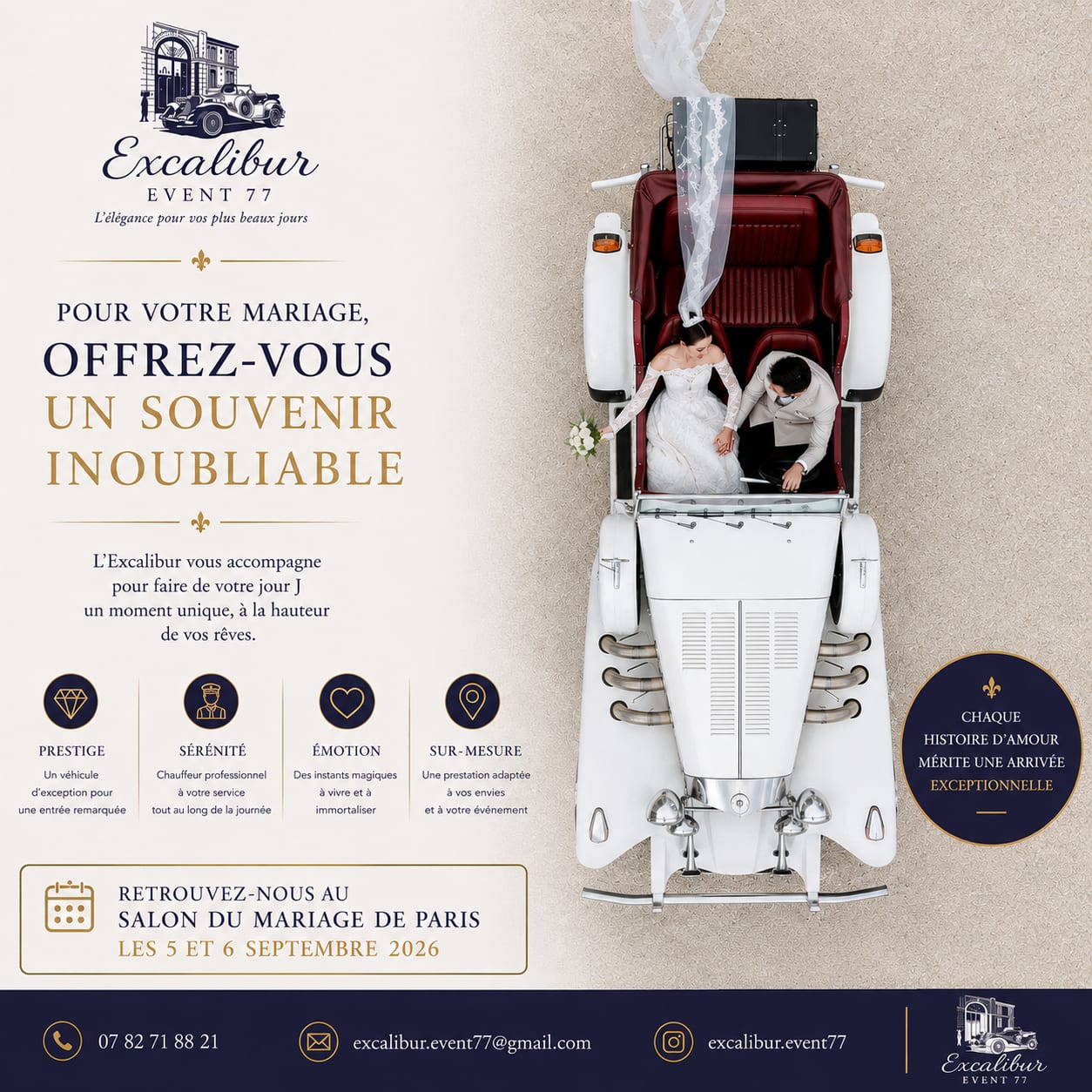 Vivez une expérience inoubliable avec Excalibur Event 77