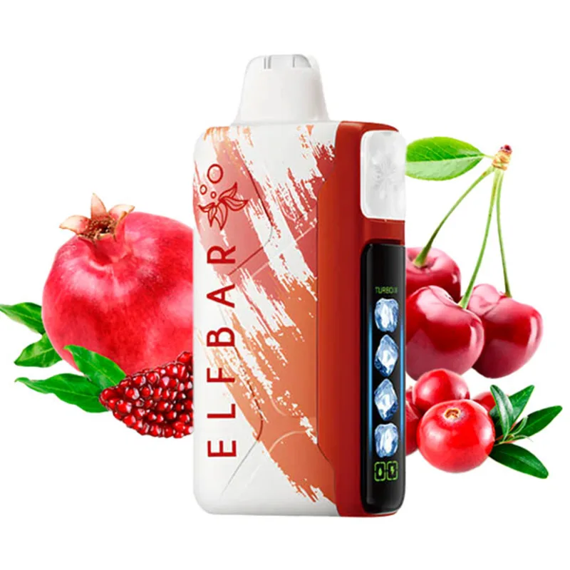 Cherry Pomegranate Cranberry Elf Bar Ice King 30,000 Puffs vape