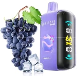 Grape Ice Elf Bar Raya D3 25000 Puffs
