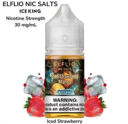 Iced Strawberry Mango – Elfliq Ice King Nicotine Salt 30ml