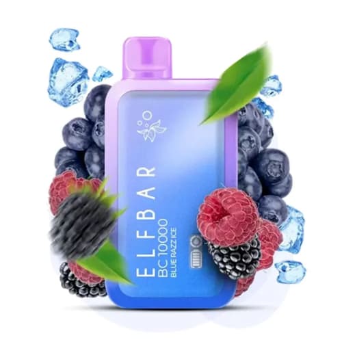 Blue Razz Ice Elf Bar BC 10000 Puffs