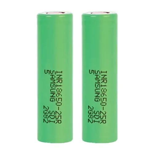 Samsung 25R 2500mAh 18650 Lithium Battery