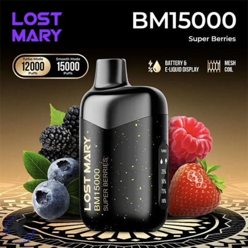 Super Berries Lost Mary BM15000 Puffs
