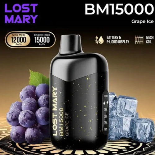 Grape Ice Lost Mary BM15000 Puffs