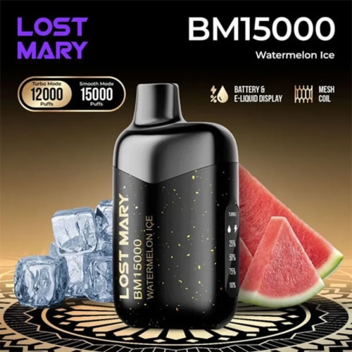Watermelon Ice Lost Mary BM15000  Puffs
