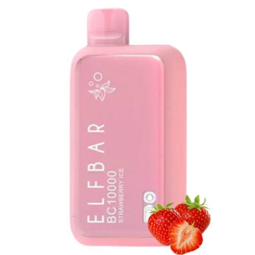 Strawberry Elf Bar BC10000 Puffs (2% Nicotine)