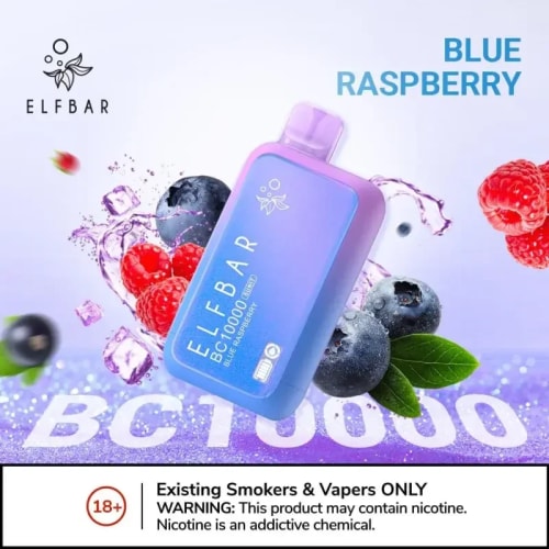 Blue Raspberry Elf Bar BC10000 Puffs