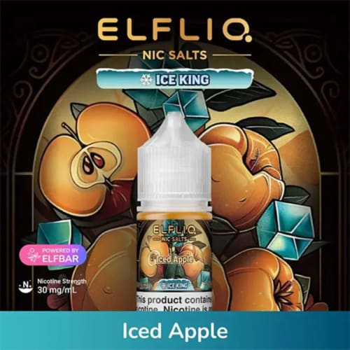 Iced Apple Elfliq Ice King Nicotine Salt 30ml