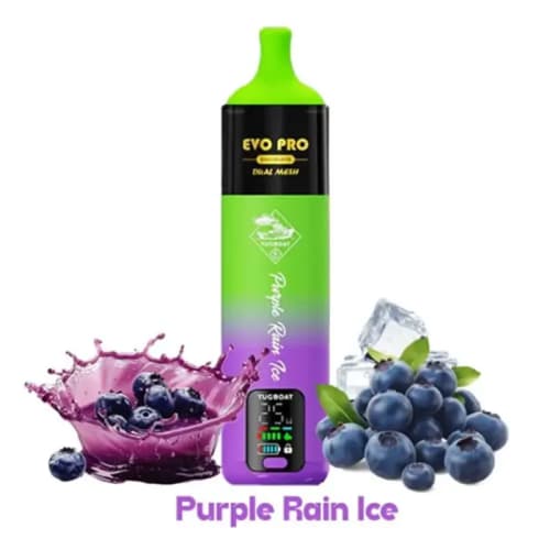 Purple Rain Ice Tugboat Evo Pro 15000 Puffs