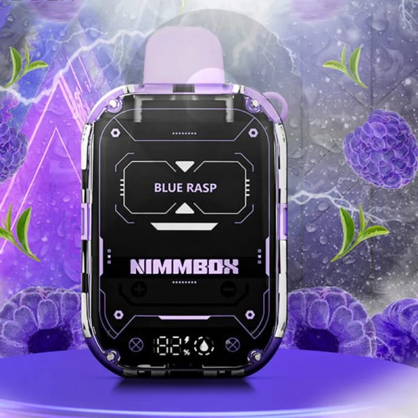  Blue Rasp Vapengin Nimmbox 10000 Puffs