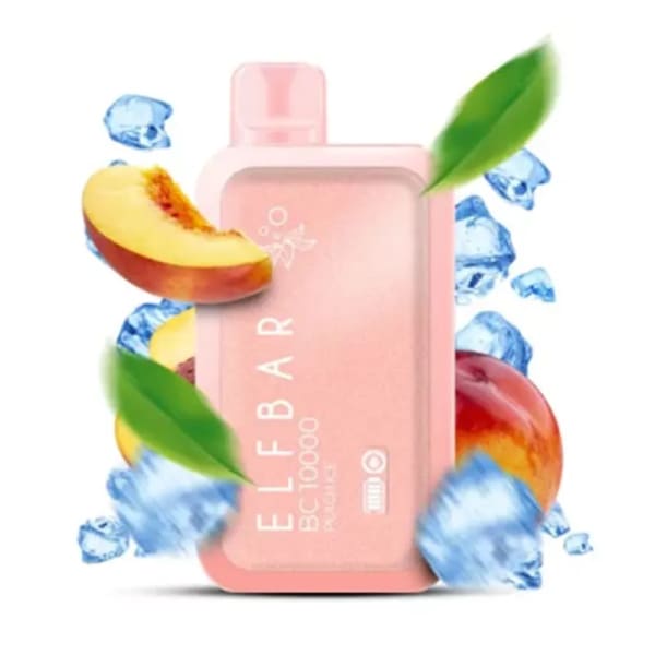 Peach Ice Elf Bar BC 10000 Puffs
