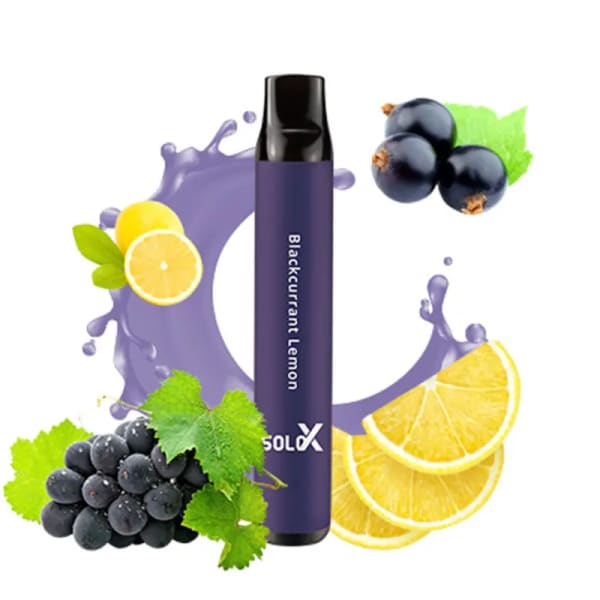 Blackcurrant Lemon Solo X 1500 Puffs