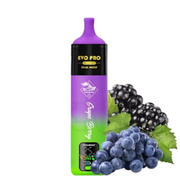  Grape Berry Tugboat Evo Pro 15000 Puffs