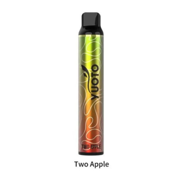 Two Apple Yuoto Luscious vape by Yuoto Luscious 3000 PUFFS - Moran Vapes in Kenya