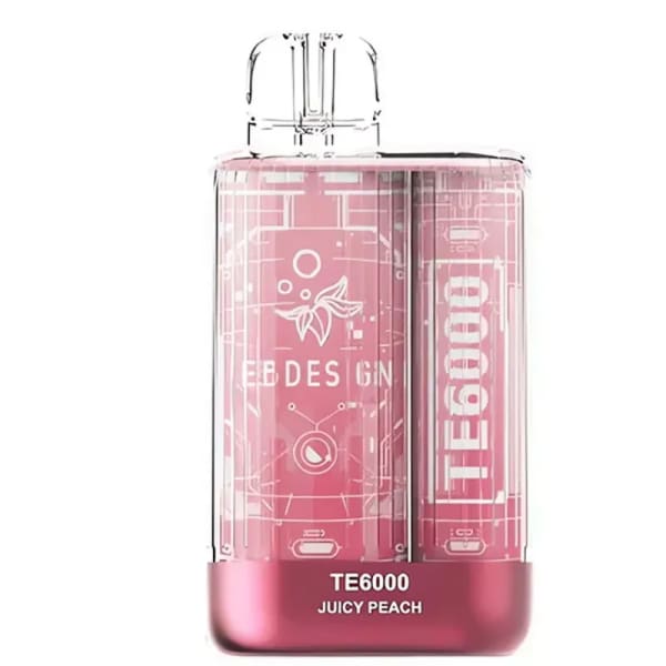 Juicy Peach- Elfbar TE6000 vape by Elf Bar TE6000 | 6000 Puffs - Moran Vapes in Kenya