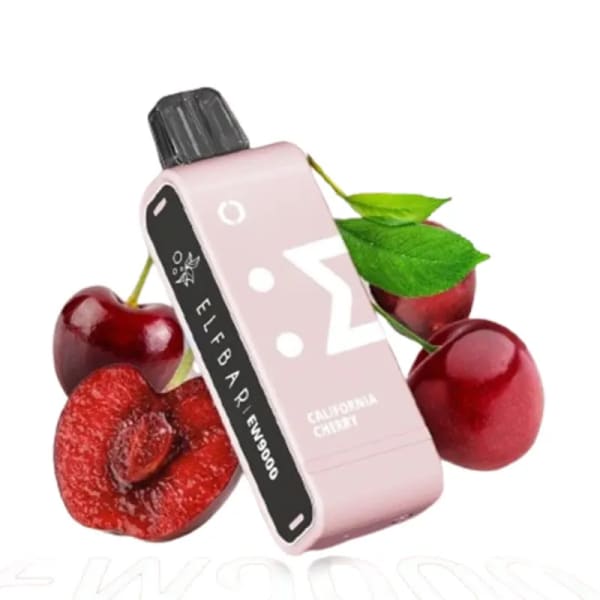 California Cherry Elf Bar EW9000 Replacement Pods vape by Elf Bar EW9000 Puffs - Moran Vapes in Kenya