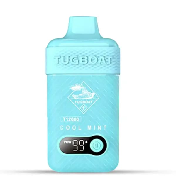 Cool Mint Tugboat T12000 vape by Tugboat T12000 Puffs - Moran Vapes in Kenya
