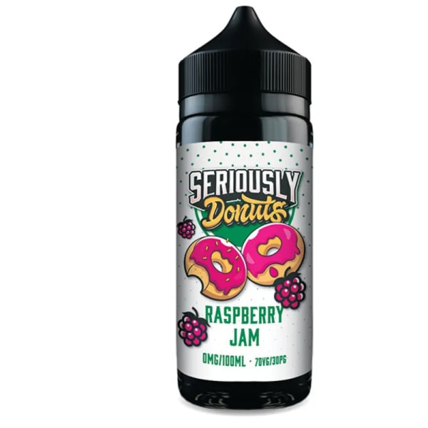 Raspberry Jam Doozy Seriously Donuts 100ml Shortfill vape by Doozy Vape Co. - 100ml Shortfill E-Liquids - Moran Vapes in K...