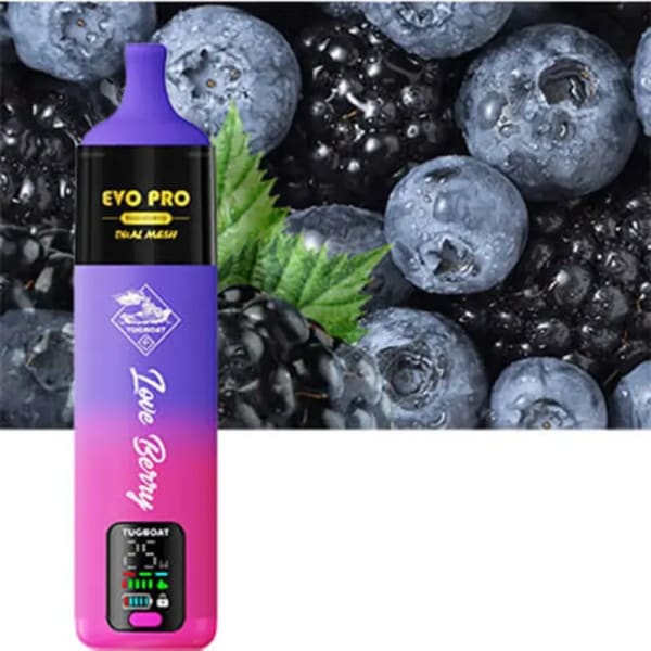 Love Berry Tugboat Evo Pro 15000 Puffs Kenya vape - Moran Vapes in Kenya