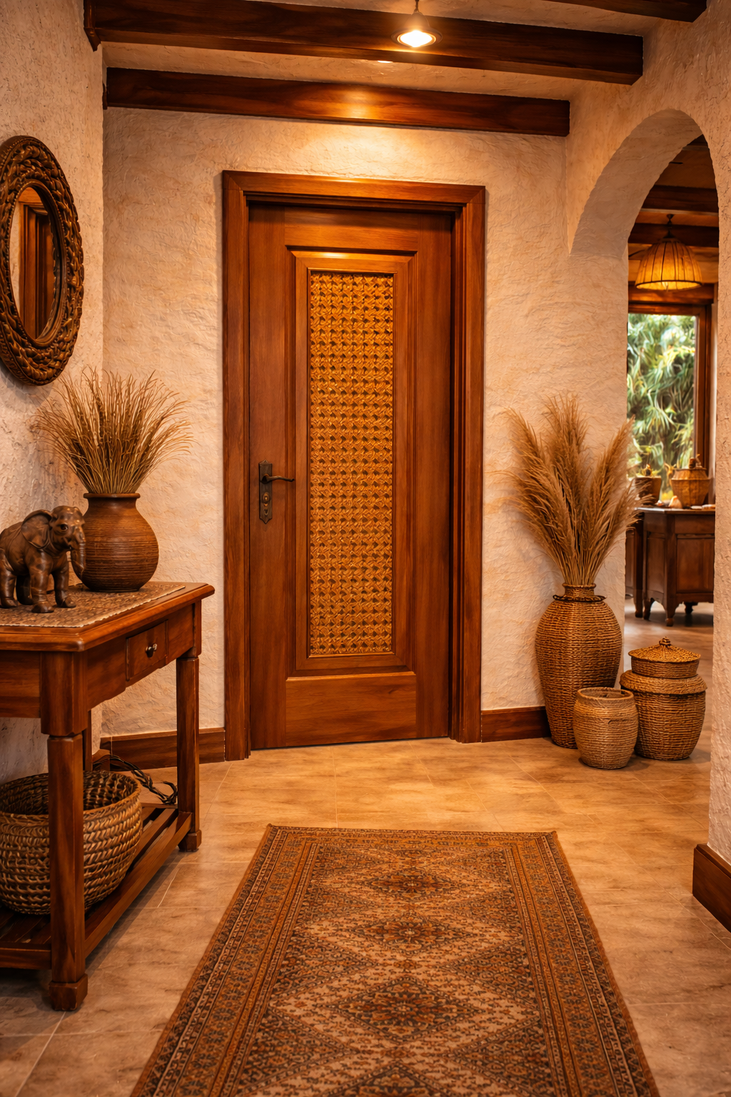 Basketweave Entrance