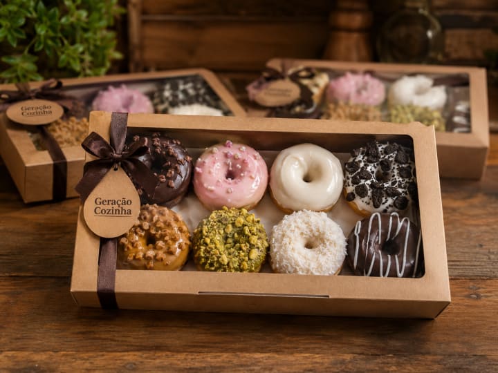 Kit premium de mini donuts Geração Cozinha