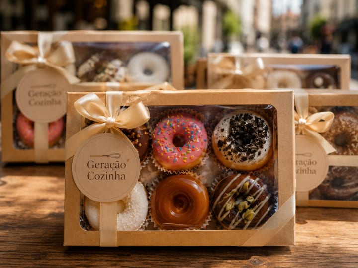 Kit premium de mini donuts Geração Cozinha