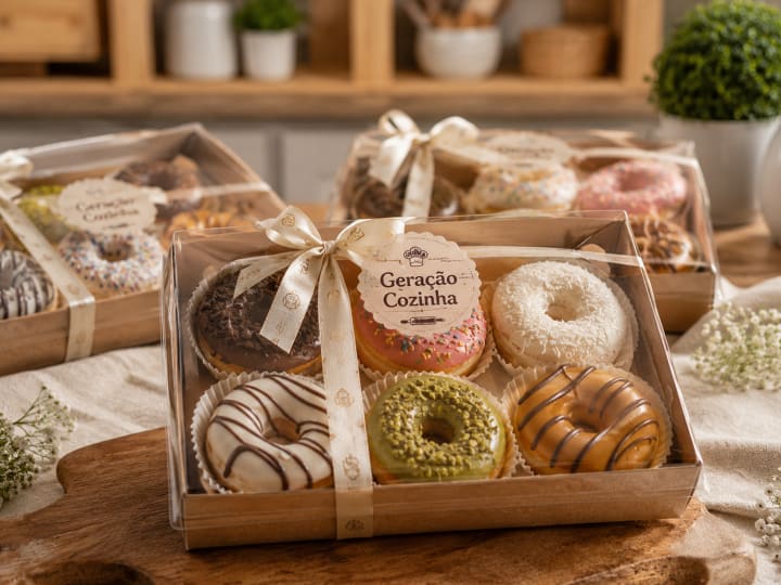 Kit premium de mini donuts Geração Cozinha