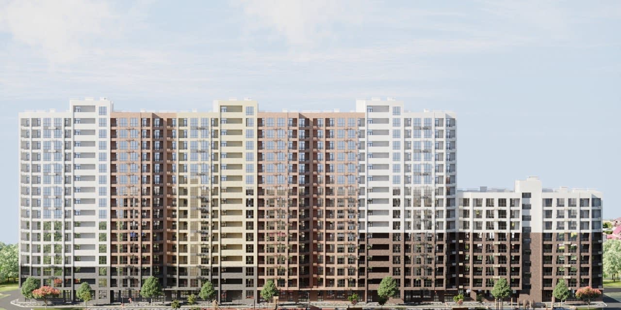 Панорама 16-поверхових будинків