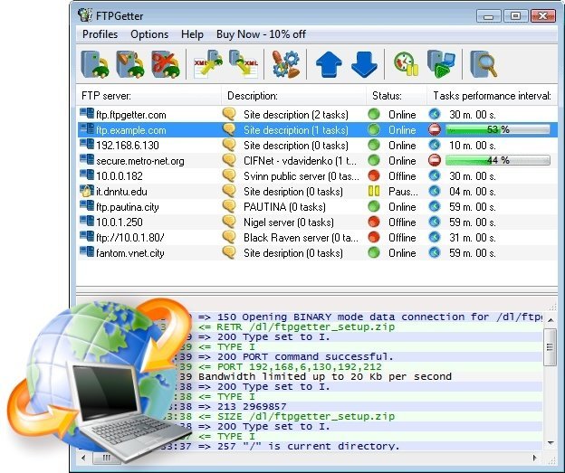 download the new FTPGetter Professional 5.97.0.275