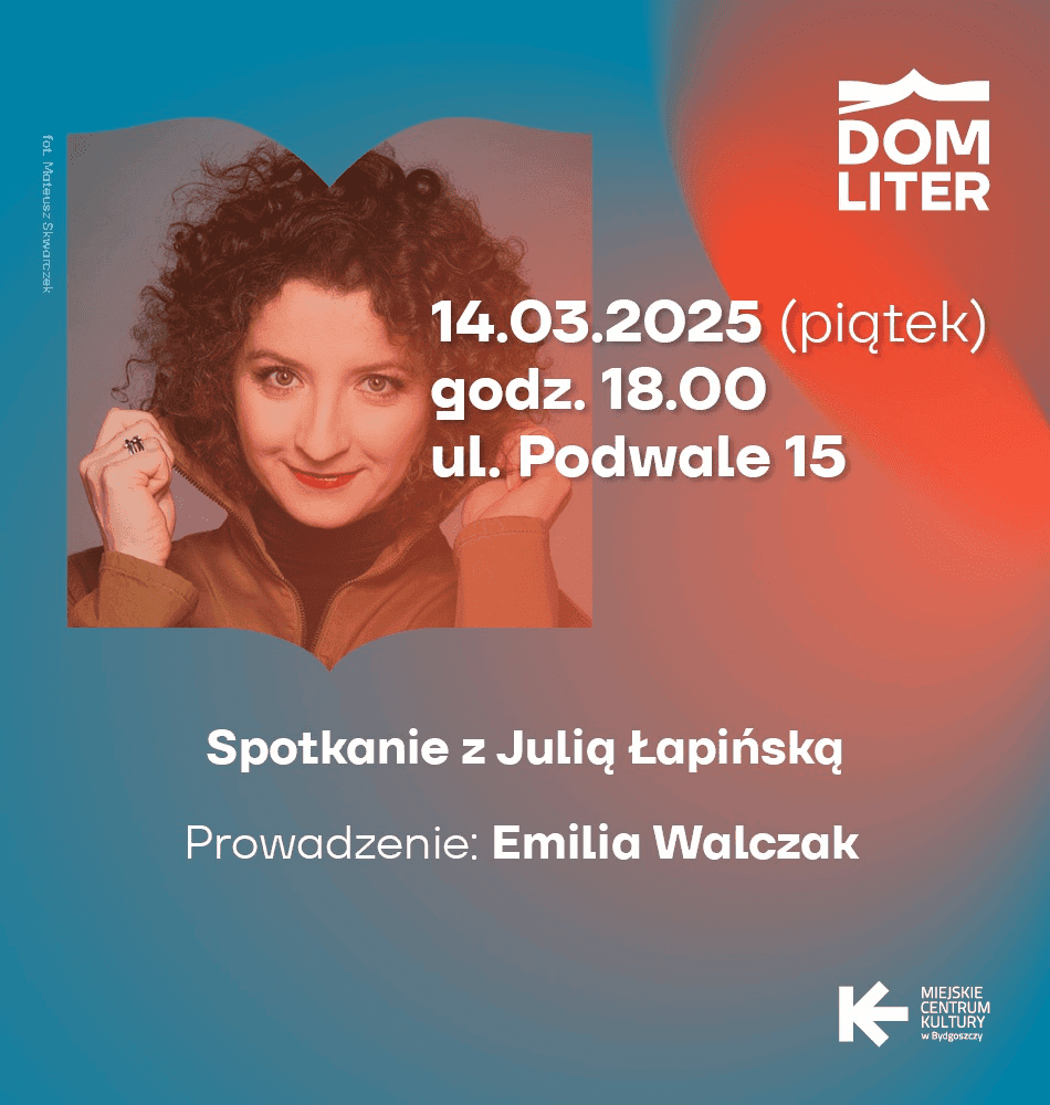Plakat Spotkanie z Julią Łapińską