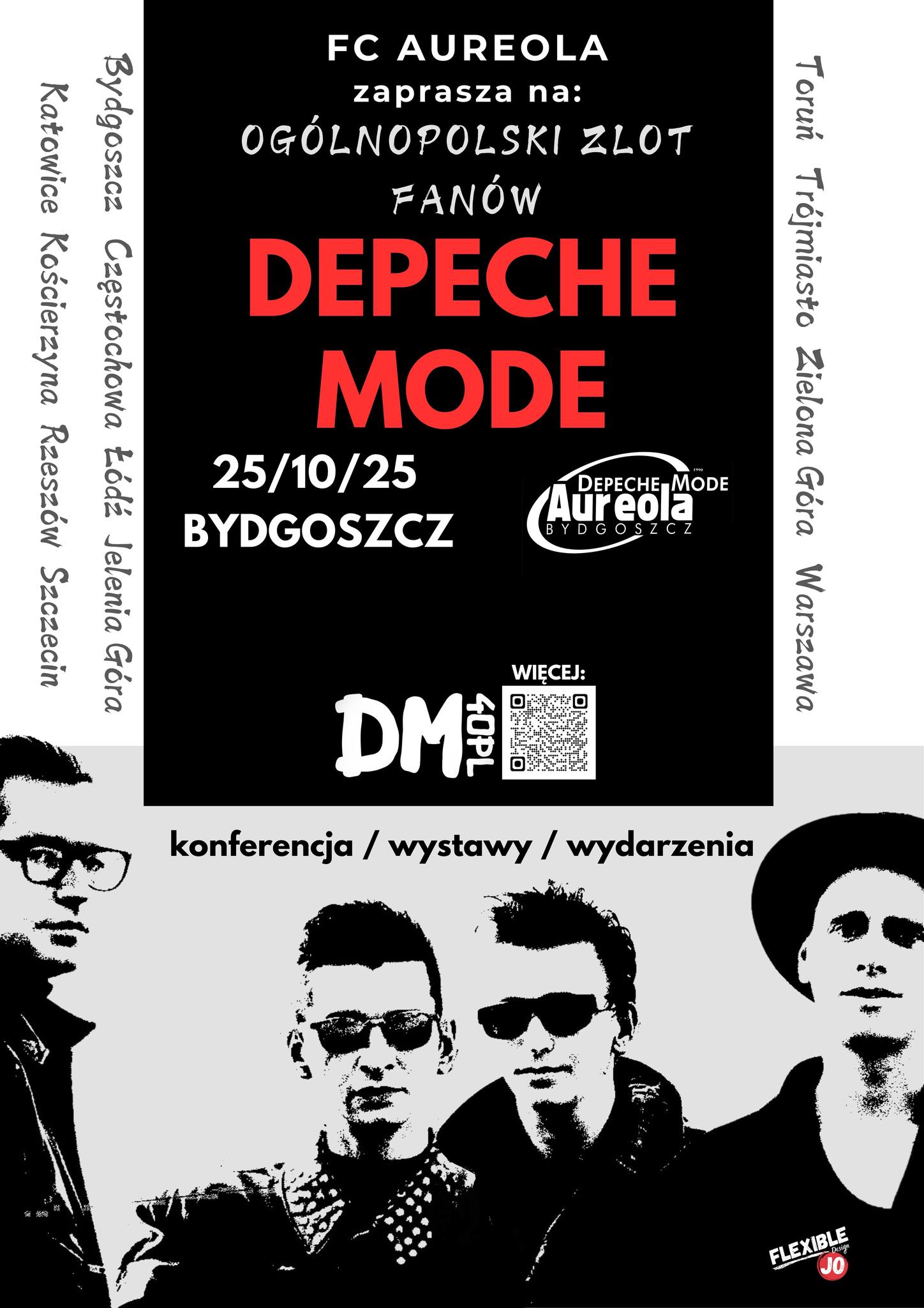 Plakat DM40PL Ogólnopolski zlot fanów Depeche Mode